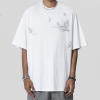 Customizable Raven Print Short Sleeve T-Shirt - 250GSM Heavyweight Cotton Oversized Streetwear