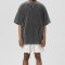 Customized Tech Oversized Streetwear - 250GSM Heavyweight Cotton Washed Short Sleeve T-Shirt
