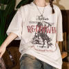 Customized War Themed Printed Oversized Streetwear - 230GSM Cowboy Printed Short Sleeve T-Shirt