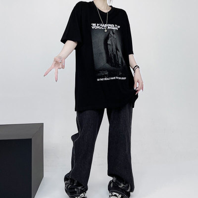 Customized Death Themed Printed Streetwear - 230GSM Heavyweight Printed Short Sleeve T-Shirt