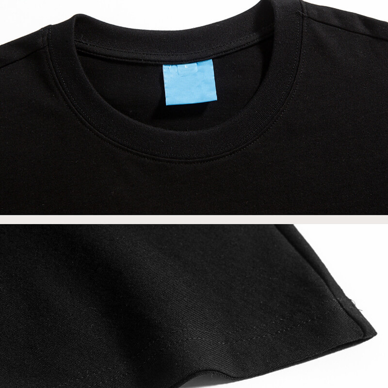 190GSM Cotton Short Sleeve T-Shirt Women Details 