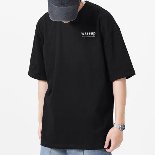 Customized War Themed Printed Streetwear - 230GSM Heavyweight Cotton Oversized Short Sleeve T-Shirt