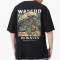Customized War Themed Printed Streetwear - 230GSM Heavyweight Cotton Oversized Short Sleeve T-Shirt