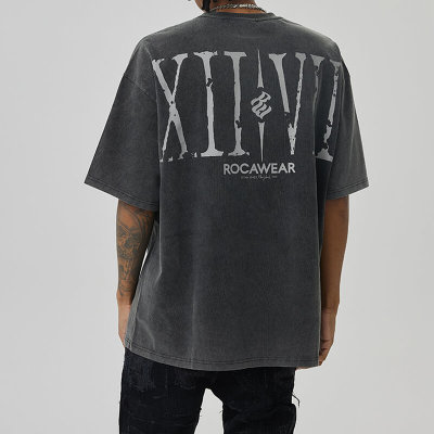 Customized Death Themed Vintage Streetwear - 230GSM Heavyweight Cotton Short Sleeve T-Shirt