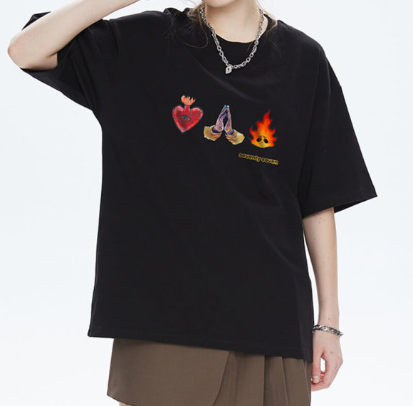 Manufacturing Customized Death Series Streetwear - 190GSM Cotton Oversized Fit Short Sleeve T-Shirt