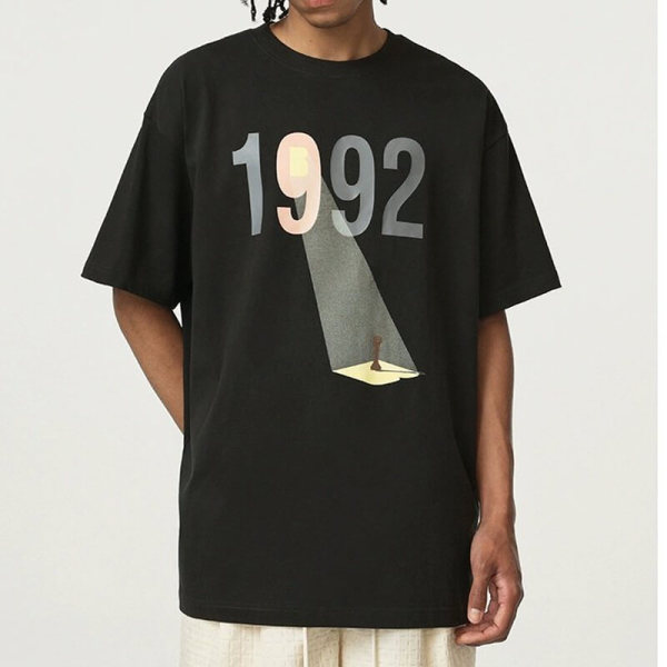 Custom Personalized Printed Streetwear - 260GSM Heavyweight Cotton Oversized Short Sleeve T-Shirt
