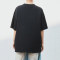 Customized Smoke Letter Print Trendy Streetwear - 270GSM Cotton Oversized Short Sleeve T-Shirt Mens