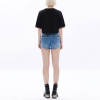 Customized Women's Punk Style Streetwear - 190GSM Cat Printed Slim Fit Short Sleeve T-Shirt Women