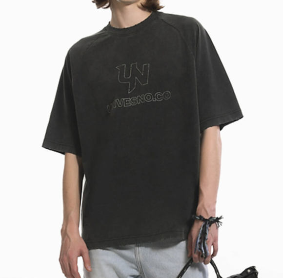 Custom Personalized Washed Streetwear - 270GSM Heavyweight Cotton Oversized Short Sleeve T-Shirt