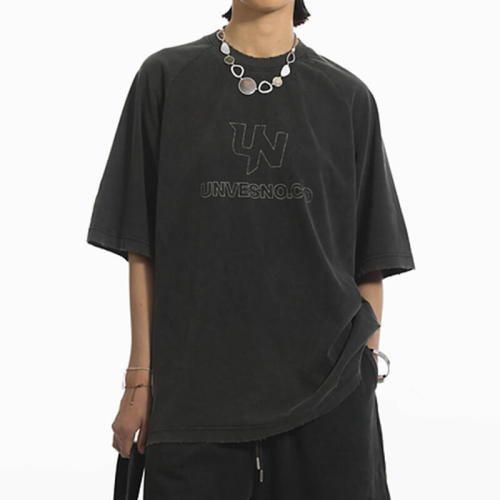 Custom Personalized Washed Streetwear - 270GSM Heavyweight Cotton Oversized Short Sleeve T-Shirt