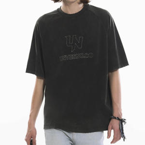 Custom Personalized Washed Streetwear - 270GSM Heavyweight Cotton Oversized Short Sleeve T-Shirt