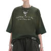 Custom Unisex Washed Streetwear - 270GSM Heavyweight Cotton Gradient Oversized Short Sleeve T-Shirt