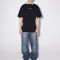 Custom Personalized Pattern Streetwear - 230GSM Heavyweight Splicing Oversized Short Sleeve T-Shirt