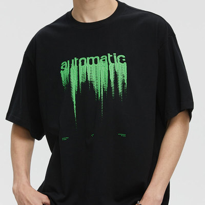 Custom Personalized Pattern Streetwear - 230GSM Heavyweight Puff Print Oversized Short Sleeve T-Shirt