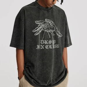 Custom Personalized Printed Streetwear - 260GSM Heavyweight Cotton Screen Printed Oversized Short Sleeve T-Shirt