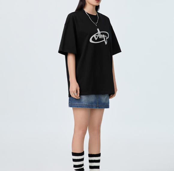 Custom Personalized Printed Streetwear - 270GSM Heavyweight Cotton Screen Printed Oversized Unisex Short Sleeve T-Shirt