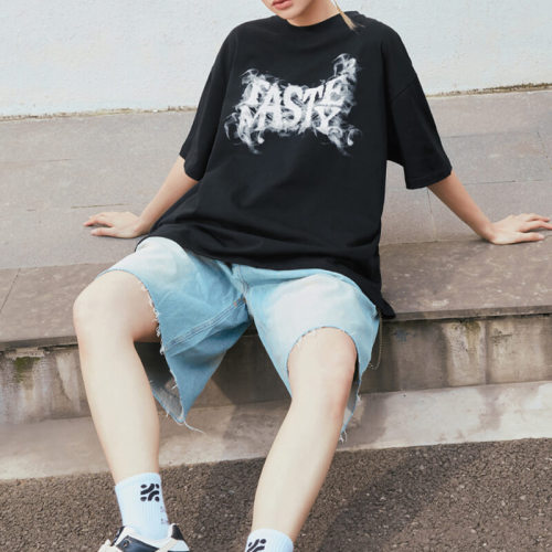 Custom Personalized Printed Streetwear - 270GSM Heavyweight Cotton Oversized Short Sleeve T-Shirt