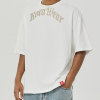 Custom Gothic Font Printed T-Shirt - 250GSM Heavyweight Cotton Oversized Short Sleeve T-Shirt Men