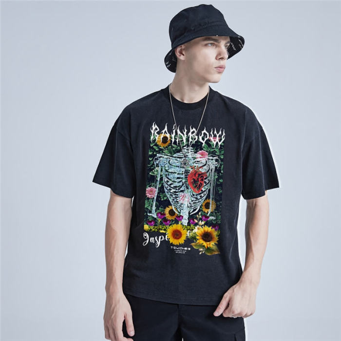 Custom Street Clothing T-Shirt Wholesaler | 230GSM, 100% Cotton, Oversized Fit | Support OEM, ODM