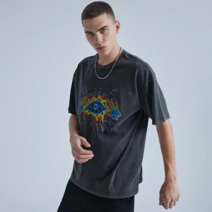 CustomStreet Style Short Sleeve T-shirt Design | 230GSM, 100% Cotton, Oversized Fit | Support OEM, ODM