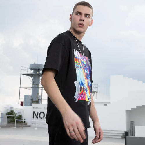 Custom Personalized Pattern T-Shirt Men | 230GSM, 100% Cotton, Oversized Fit | Support OEM, ODM