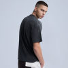Individuell gestaltetes T-Shirt im Streetstyle | 230 g/m², 100 % Baumwolle, Oversized-Fit-T-Shirt im dunklen Stil | OEM, ODM