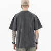 OEM Apparel Dark Style Streetwear T-shirt | 250GSM, 95% Cotton 5% Spandex, Oversized Fit Street Style T-shirt