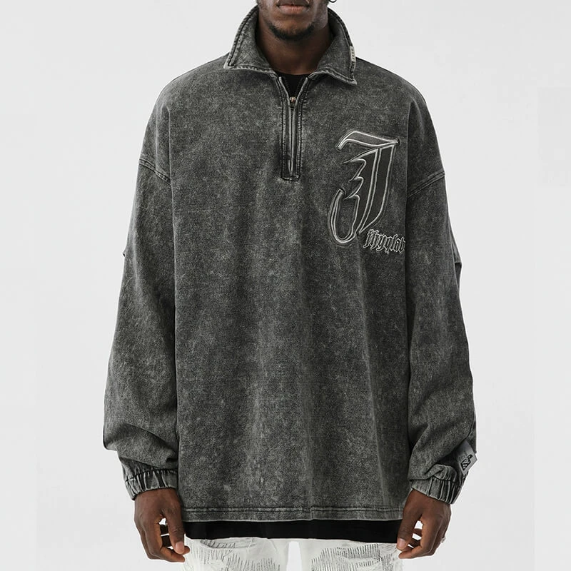 CUS2312A047 Streetwear Jacket Detail
