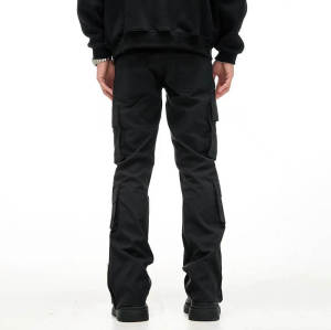 Custom Vintage Dark Urban Techwear Cargo Pants | 100% Polyester, Nylon, Loose Fit High Street Style Cargo Pants