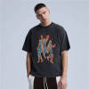 Custom Skeletom Element Dark T-shirt | 230GSM, 100% Cotton, Overiszed Fit Street Style T-shirt | Support OEM, ODM