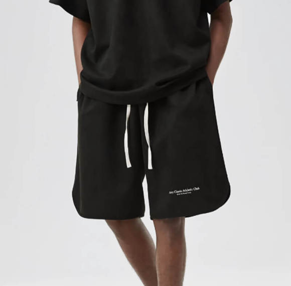 Custom Street Style Casual Suede Shorts｜92% Polyester 8% Spandex, Loose Straight Fit High Street Style Shorts