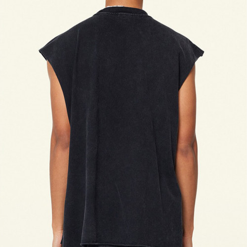 Custom Vintage Batik Sleeveless Tank Top | 270GSM, 100% Cotton, Oversized Fit Dark Style Tank Tops