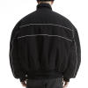 Custom Dark Style Streetwear Casual Cotton Coats | Imitation Silk Cotton, 100% Polyester, Oversized Fit Short Cotton Coats