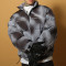 Custom Gradient Streetwear Cotton Coats | 100% Polyester, Imitation Silk Cotton, Oversized Fit Dark Cotton Coats
