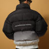 Custom Winter Streetwear Gradient Cotton Coats | 100% Polyester, Imitation Silk Cotton, Oversized Fit Cotton Coats
