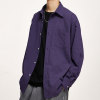 Custom Wrinkled Bubble Yarn Street Style Shirt | 320GSM, 100% Polyester, Oversized Fit Dark Style Shirt