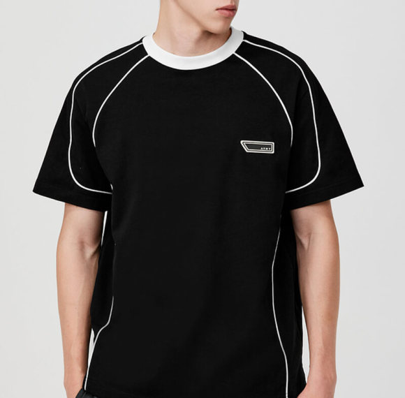 Customized Gum Label Streetwear T-Shirt | 290GSM, 100% Cotton, Oversized Fit Dark Style T-Shirt