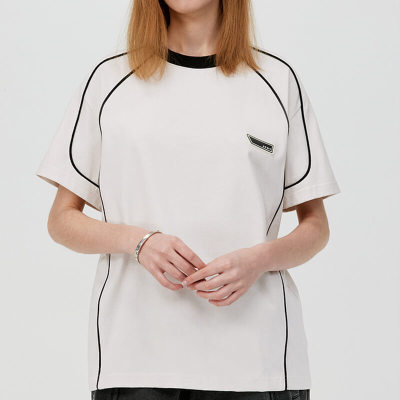 Customized Gum Label Streetwear T-Shirt | 290GSM, 100% Cotton, Oversized Fit Dark Style T-Shirt