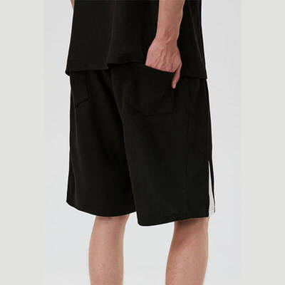 Custom Patchwork Colorblock Casual Shorts | 95% Polyester 5% Spandex, Loose Fit Summer Streetwear Shorts