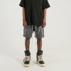 Custom High Street Style Zip-up Shorts | 100% Cotton, Loose Fit Solid Color Sport Straight Shorts