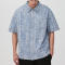 Custom Street Style Washed Denim Shirt | Jacquard Fabric, 80% Cotton 20% Polyester, Oversized Fit Casual Style Shirt