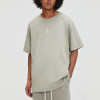 Custom Splicing Glue Printing Streetwear T-Shirt | 270GSM, 80% Cotton, 20% High-elastic Yarn, Oversized Fit Dark Style T-Shirt