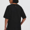 Customized Splicing Glue Printing Streetwear T-Shirt | 270GSM, 80% Cotton, 20% High-elastic Yarn, Oversized Fit Dark Style T-Shirt
