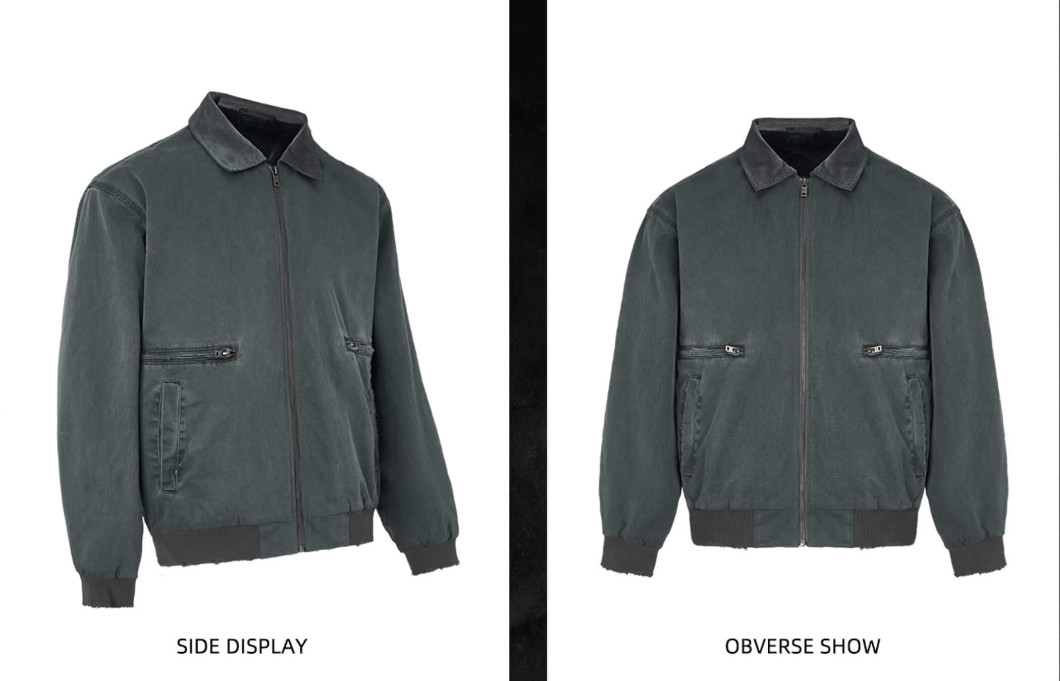 CUS24010022-CL021 Streetwear Jacket Detail