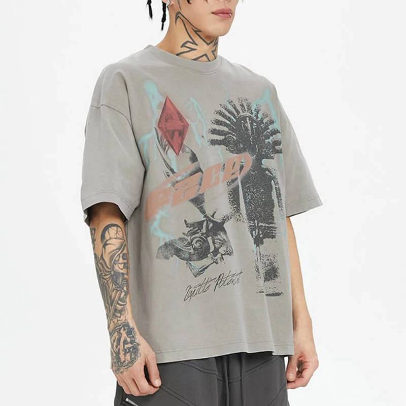CUS202404F2CE2 Streetwear T-shirt Features
