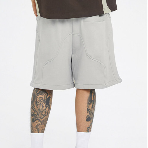 Custom Splicing Deconstructed High Street Shorts | 100% Cotton, 360G Heavyweight Fabric Functional Shorts