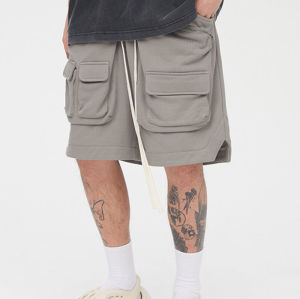 Custom Multi-Pocket High Street Shorts | 100% Cotton, Heavyweight Zipper Work Pants Street Style Shorts