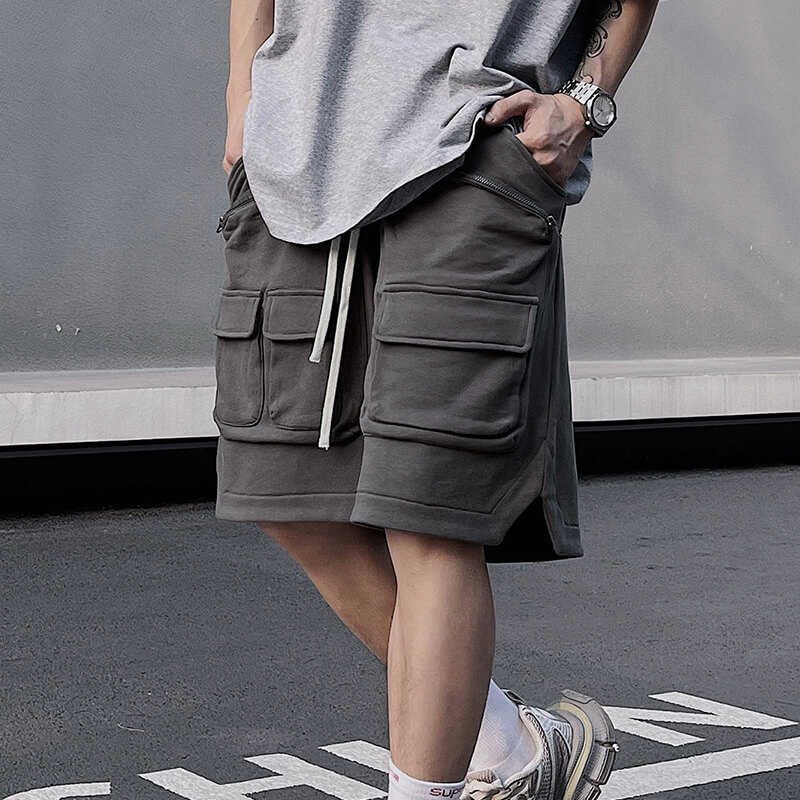 CUS2404S230019 Street Style Shorts Features