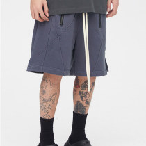 Custom Washed Spliced High Street Style Shorts | 100% Cotton, 380G Heavyweight Street Style Work Shorts
