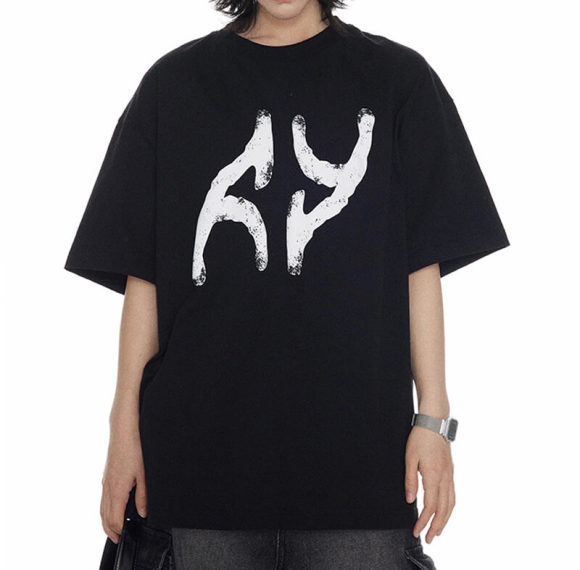 Custom Puff Printed Short Sleeve T-Shirt | 240GSM, 100% Cotton, Boxy Fit | Dark Street Style T-Shirt